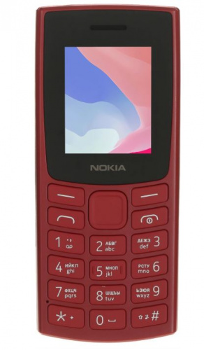 Сотовый телефон Nokia 106 DS (TA-1564) красный