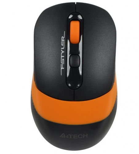 Мышь беспроводная A4Tech Fstyler FG10, черный/оранжевый Мышь беспроводная A4Tech Fstyler FG10, черный/оранжевый