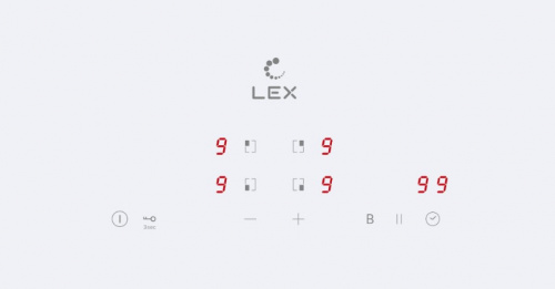Индукционная варочная поверхность LEX EVI 640A WH фото 2 Индукционная варочная поверхность LEX EVI 640A WH фото 2