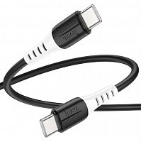 USB-С кабель HOCO X82 Silicone Type-C, 3А, 1м, (черный)