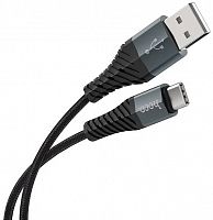 USB кабель HOCO X38 Type-C, 3А, 1м, (черный)
