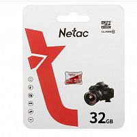 Карта памяти MicroSDHC Netac P500 Eco 32Гб (NT02P500ECO-032G-S)